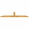 Ekena Millwork Portland Rough Sawn Timber Gable Bracket, Western Red Cedar, 72"W x 18"H x 2"D x 4"F, 6/12 Pitch GBW072X18X0204POR00RWR - alternate 3